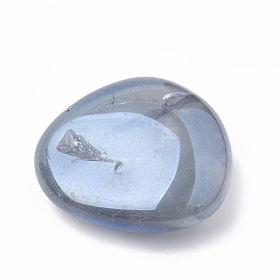 PVD Vacuum Plating Natural Quartz Crystal Beads G-T004-40-B-1