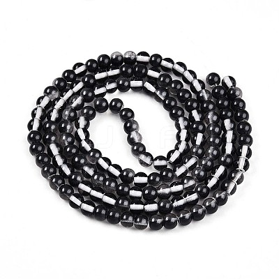 Baking Paint Transparent Glass Beads X1-DGLA-N011-6mm-10-1