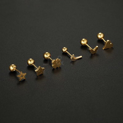 Butterfly 316L Surgical Stainless Steel Cartilage Earrings FS-WG6A06F-05-1