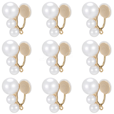 10Pcs Brass Ear Cuff Findings KK-BBC0022-46-1