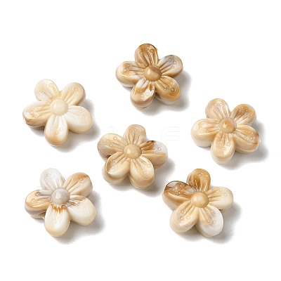 Opaque Two Tone Acrylic Beads OACR-G042-05-1