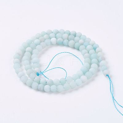 Natural Amazonite Beads Strands X-G-J376-19F-4mm-1