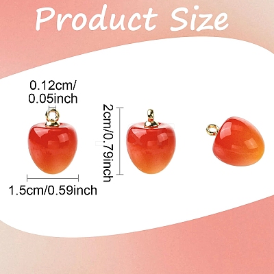 10Pcs Plastic Pendants KY-YW0002-17A-1