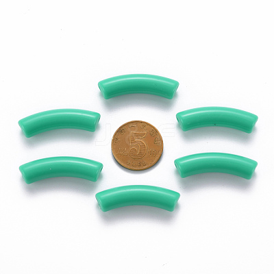 Opaque Acrylic Beads MACR-S372-002B-S035-1