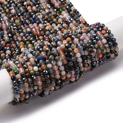 Natural Mixed Gemstone Beads Strands G-RM2025-A16-4mm-1