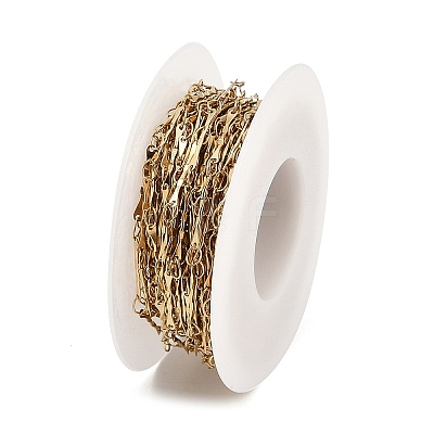 Ion Plating(IP) 304 Stainless Steel Twist Oval Link Chains CHS-K017-04G-1