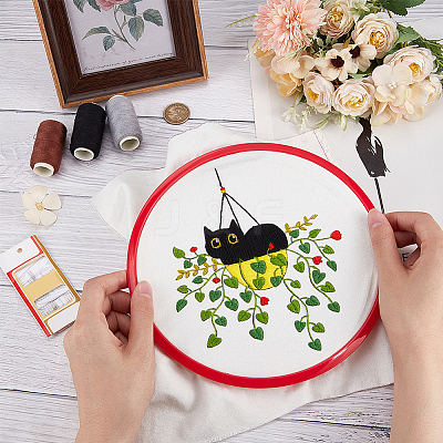 Spring Tension Embroidery Hoops TOOL-WH0159-50A-1