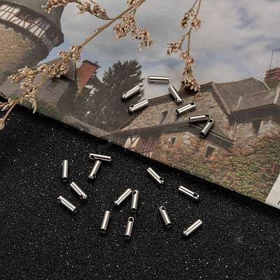 Tarnish Resistant 304 Stainless Steel Cord Ends X-STAS-E033-5-1