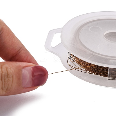 Round Copper Wire for Jewelry Making CWIR-WH0001-0.3mm-01-1-1