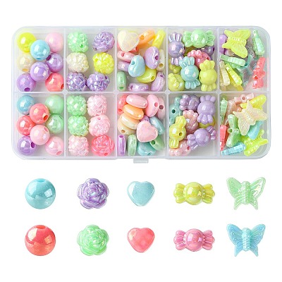 Opaque Acrylic Beads MACR-CJ0001-64-1