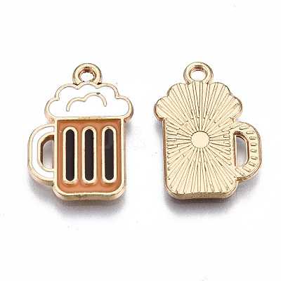 Eco-Friendly Alloy Enamel Pendants X-ENAM-Q437-048-NR-1