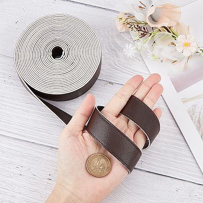 5M Flat Imitation Leather Cord LC-GF0001-05C-02-1