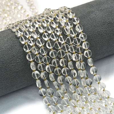 Synthetic Quartz Crystal Beads Strands G-K389-B75-01-1