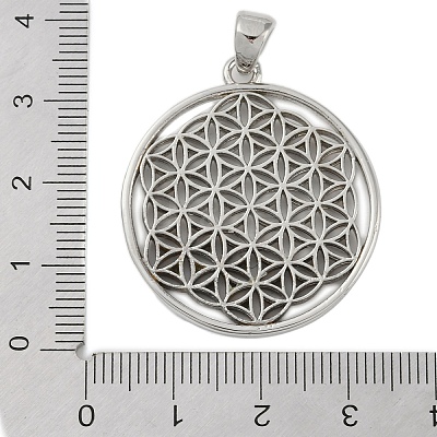 Rack Plating Brass Pendants KK-A224-02A-P-1