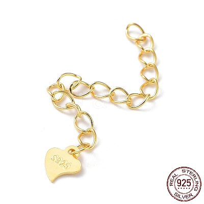 925 Sterling Silver Chain Extenders STER-G036-19G-1