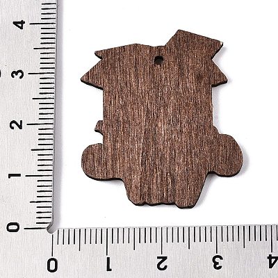 Printed Poplar Wood Pendants FIND-N005-74V-01-1