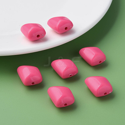 Opaque Acrylic Beads MACR-S373-15A-A10-1