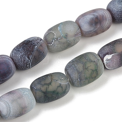 Natural Weathered Agate Beads Strands G-NH0047-B03-02-1