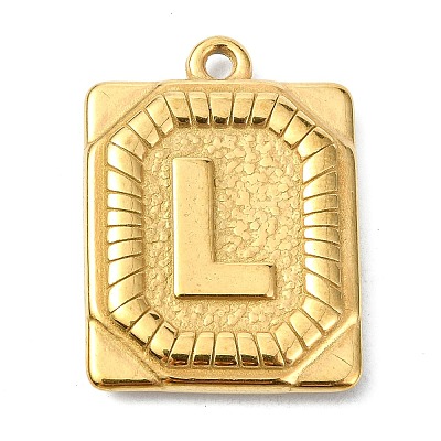 Ion Plating(IP) 304 Stainless Steel Pendants STAS-U033-01G-L-1