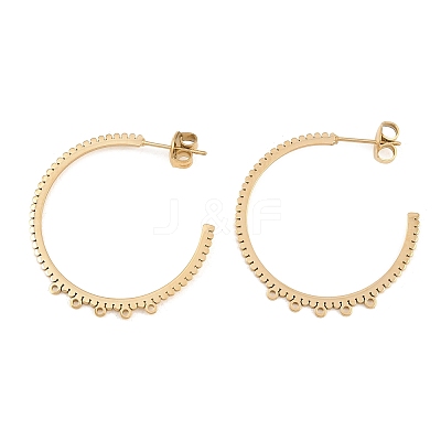 304 Stainless Steel Stud Earring Findings STAS-C182-01A-G-1