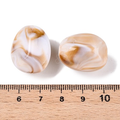 Opaque Acrylic Beads OACR-N137-36B-1