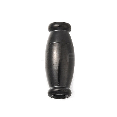 Barrel 304 Stainless Steel Magnetic Clasps STAS-D382-03C-EB-1
