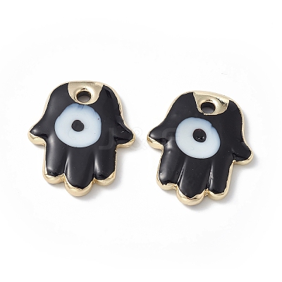 Brass Enamel Pendants KK-A176-04G-02-1