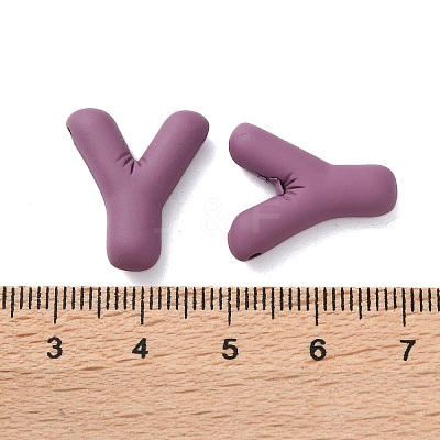 Spray Painted Alloy Pendants FIND-C062-08Y-1