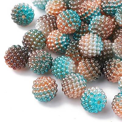Imitation Pearl Acrylic Beads OACR-FS0001-42A-1