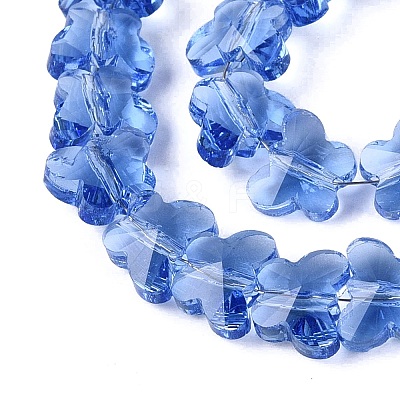 Transparent Glass Beads Strands GLAA-Q118-01A-B03-1
