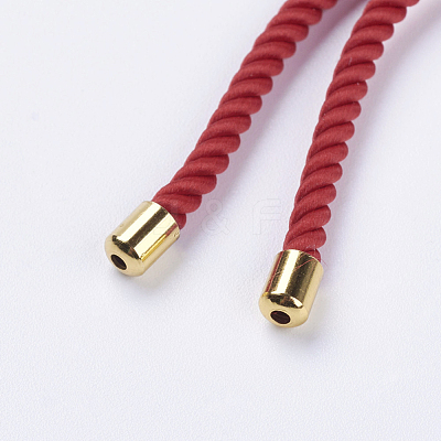 Nylon Twisted Cord Bracelet Making MAK-F018-01G-RS-1