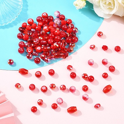 260Pcs 10 Styles Glass Beads DGLA-YW0001-65-1