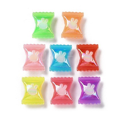 AB Color Plated Acrylic Beads SACR-I005-11-1