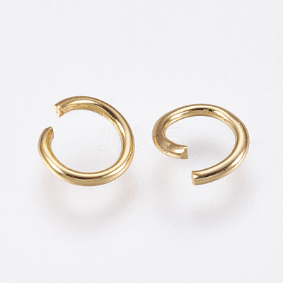 304 Stainless Steel Open Jump Rings STAS-F084-30G-1