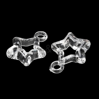 Transparent Acrylic Pendants OACR-C016-20-1