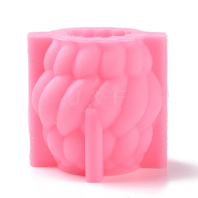 Twisted Barrel Candle Food Grade Silicone Molds DIY-D071-13B-1