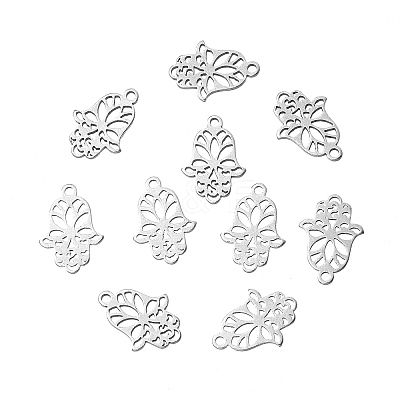 30Pcs 201 Stainless Steel Pendants STAS-CJ0002-36-1