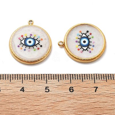 IP Plating(IP) 304 Stainless Steel Enamel Pendants STAS-A103-01G-01-1