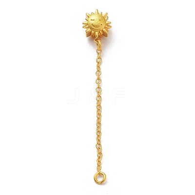 Brass Cable Chain Extender KK-Q774-01G-01-1