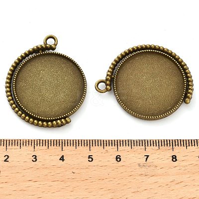 Zinc Alloy Pendant Cabochon Settings FIND-NH0001-13B-AB-1
