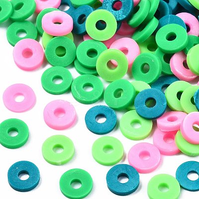 Handmade Polymer Clay Beads CLAY-T019-02B-36-1