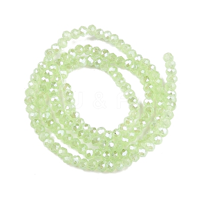 Electroplate Glass Beads Strands EGLA-A044-J1mm-A08-1