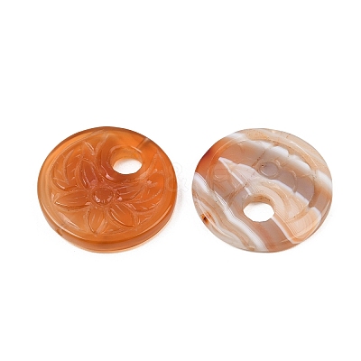Natural Agate Carved Pendants GG-CBA3D9B-03-1