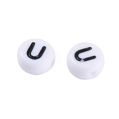 Opaque Acrylic Beads SACR-X0015-11-1