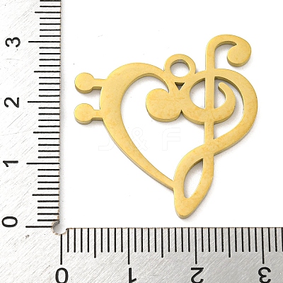 Ion Plating(IP) 304 Stainless Steel Pendants STAS-K253-06G-1