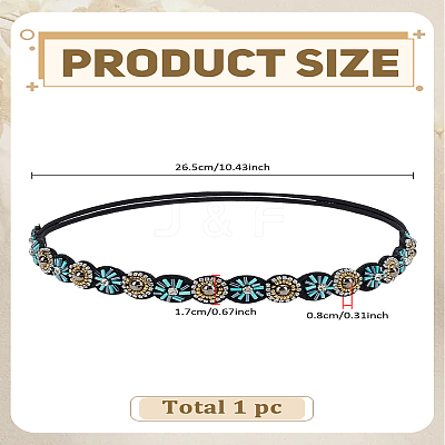 Polyester Headbands OHAR-WH0021-76C-1