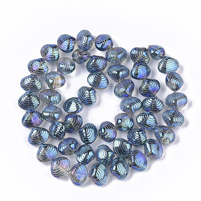 Electroplate Glass Beads Strands EGLA-S189-002B-01-1