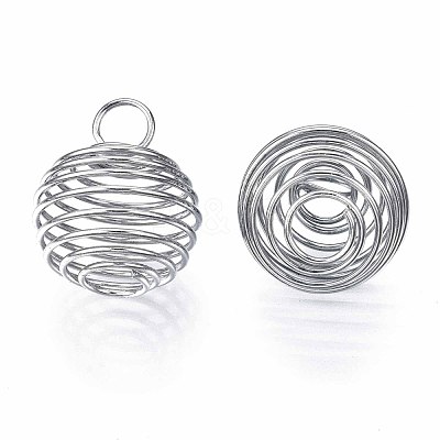 Iron Wire Pendants IFIN-R231-25mm-P-1