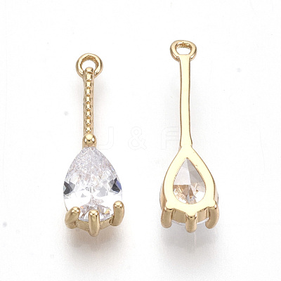 Transparent Glass Pendants X-GLAA-R212-13E-1