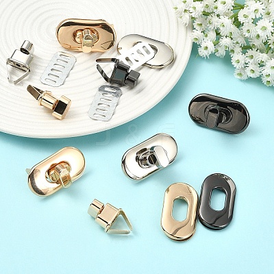 10 Sets Alloy Bag Tuck Lock Clasp FIND-YW0011-21KCG-1